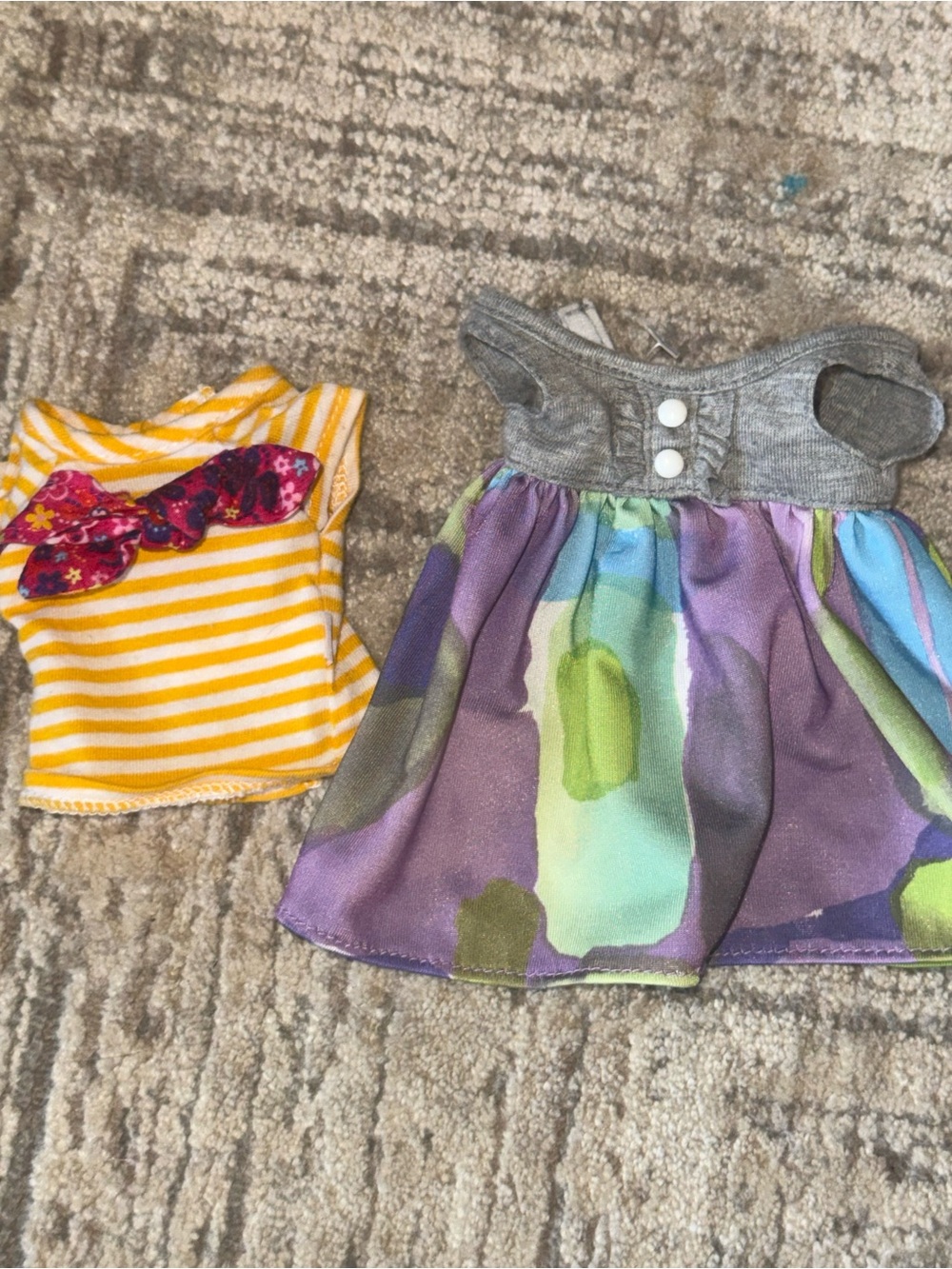 American Girl Wellie Wishers shirt and dress